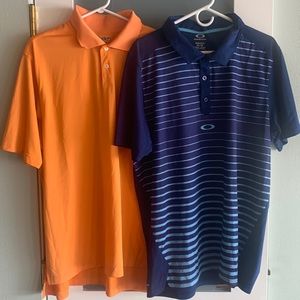 Adidas and Oakley Men’s Golf Shirts XL